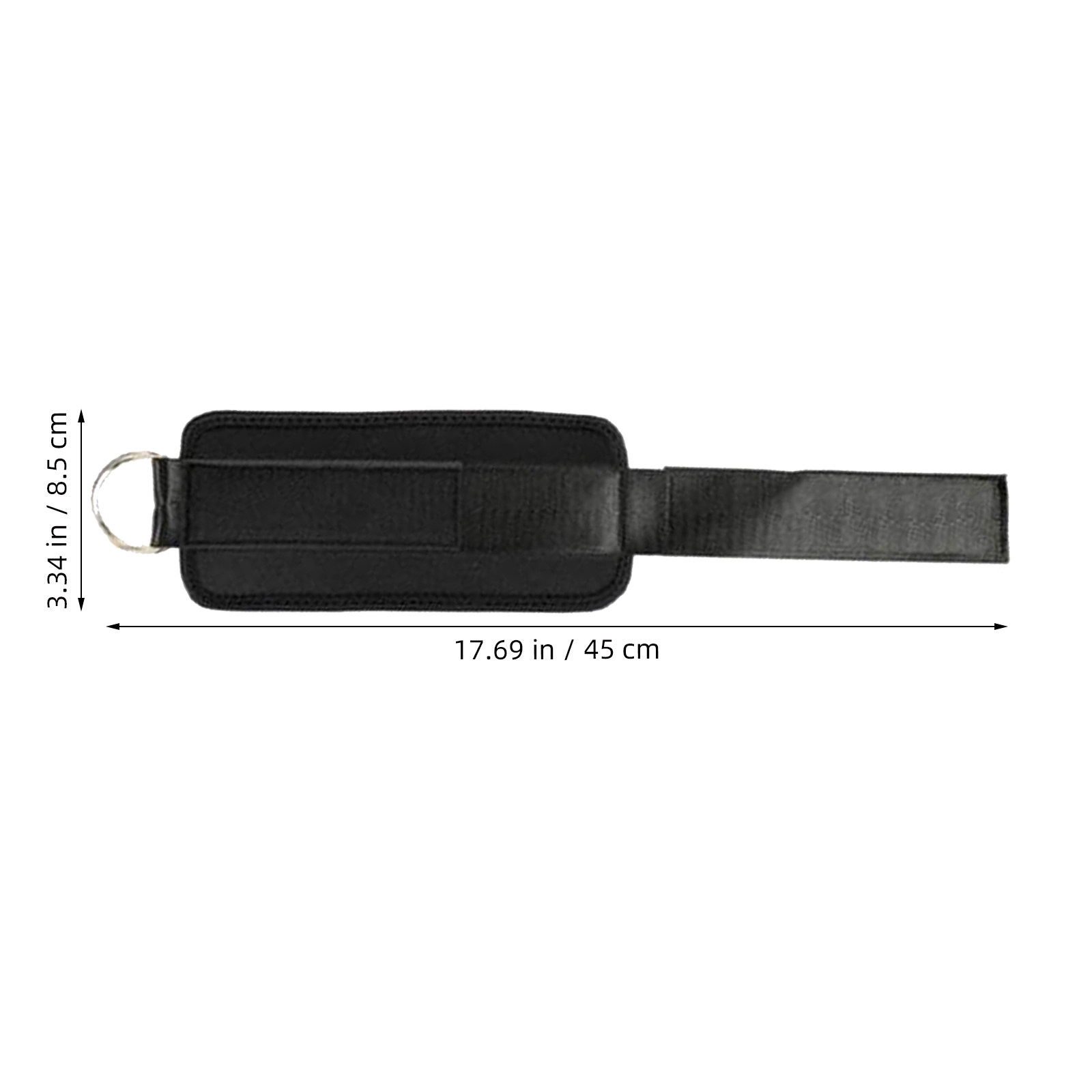 D Ring Strap - 2Pcs Ankle Straps for Leg Power