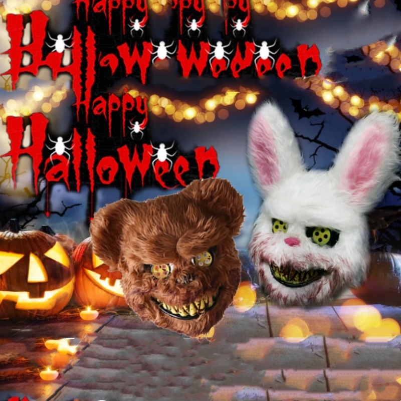 Cosplay Prop Making - Scary Bear Rabbit Mask Halloween Cosplay