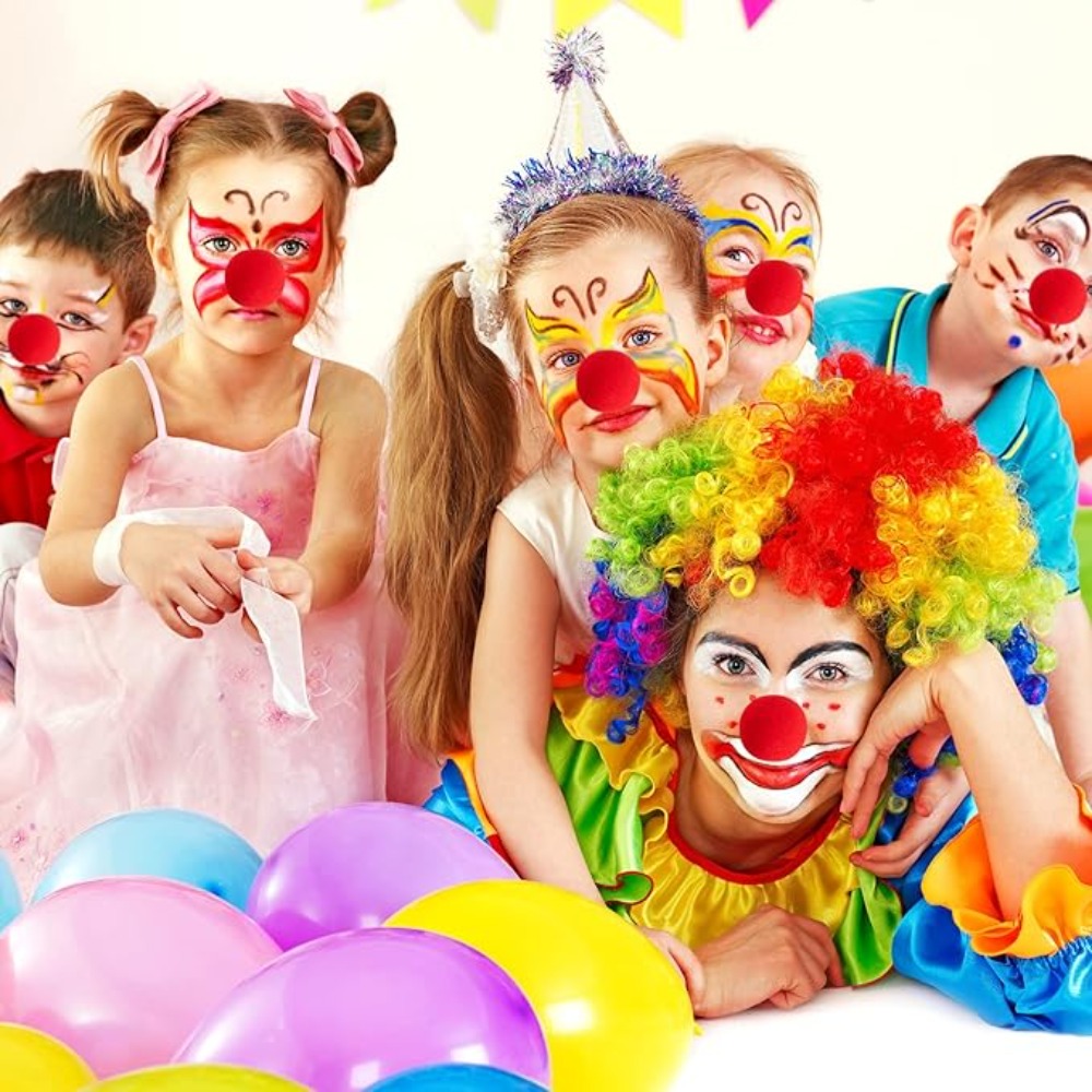 300Pcs -1 Red Funny Clown Nose - огляд і ціна Cosplay Prop Foam