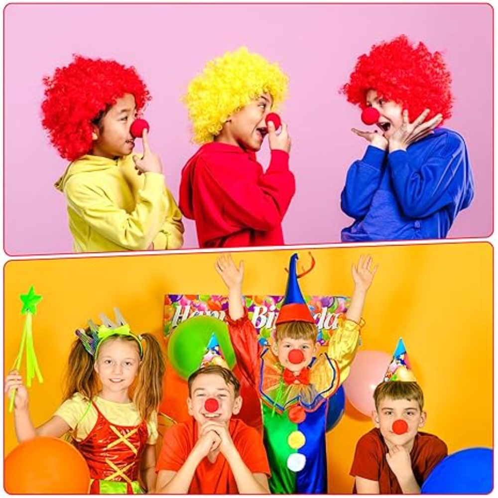 300Pcs -1 Red Funny Clown Nose - огляд і ціна Cosplay Prop Foam