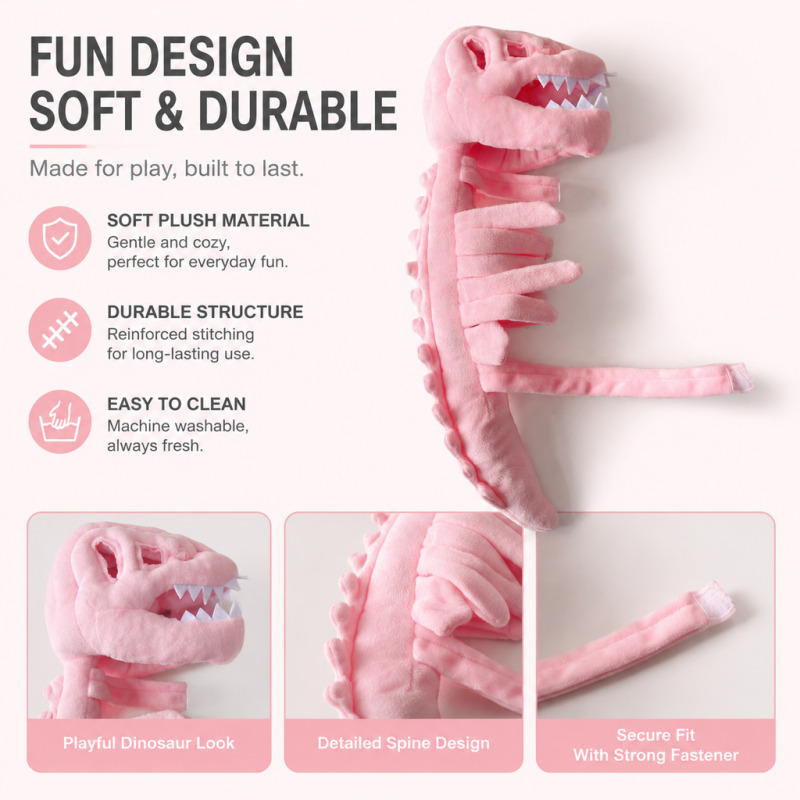 Dinosaur-Patterned Pet Bodysui - огляд і ціна Free Cosplay Prop Patterns