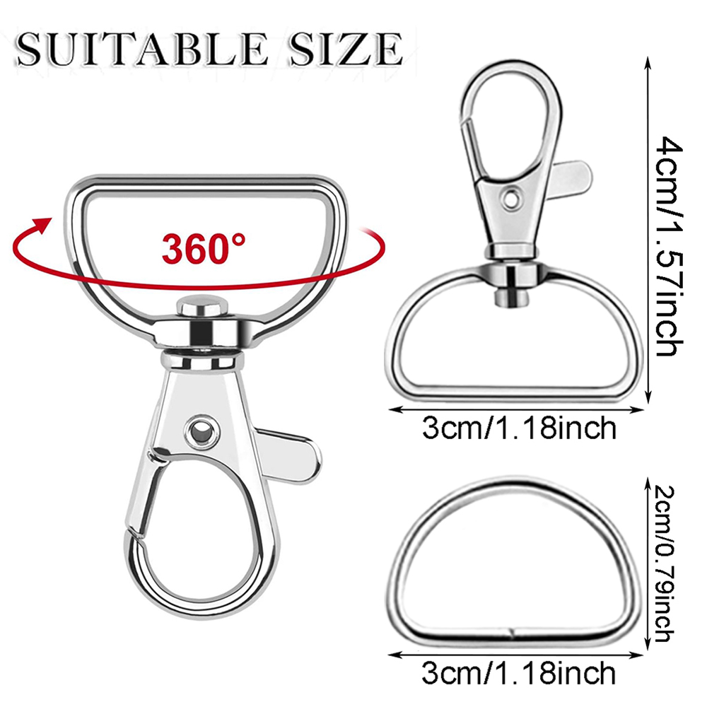8/15/30 Set Snap Hooks Lanyard - огляд і ціна D Ring Strap