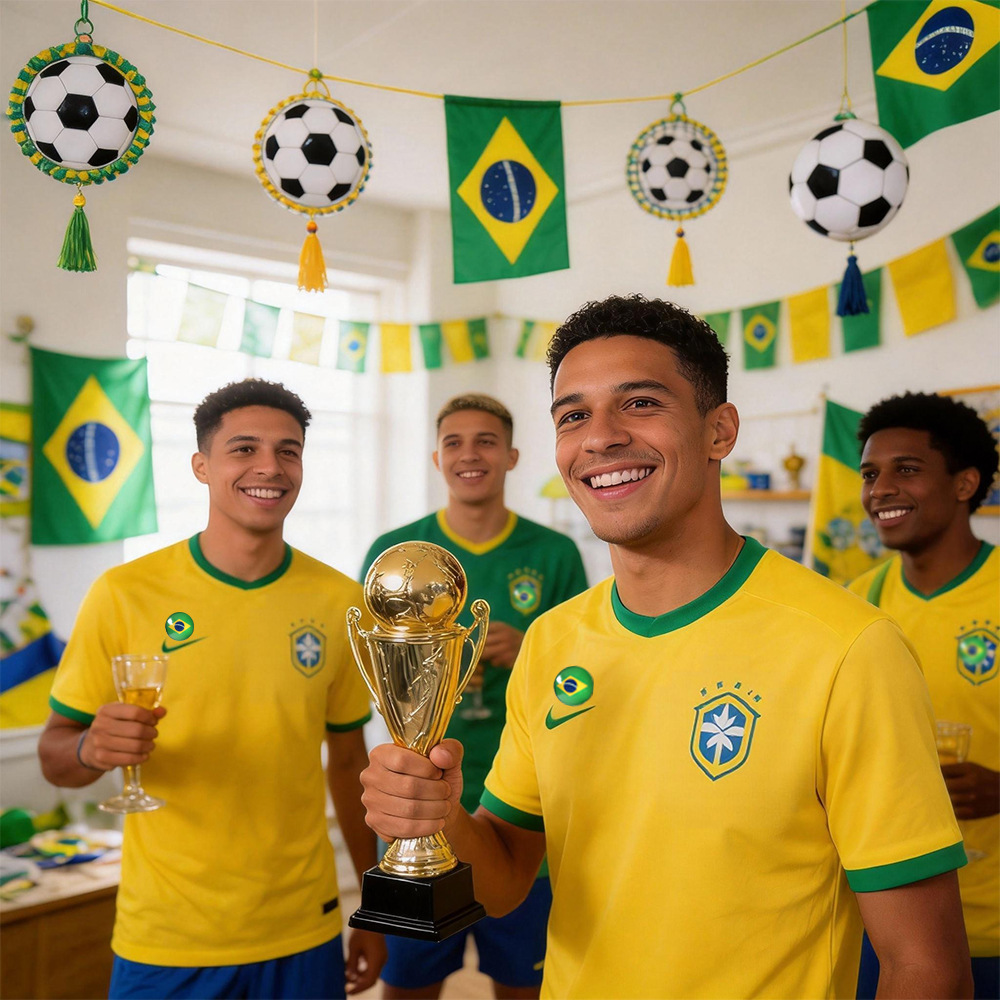 50pcs/lot Nation Flags Brazil  - огляд і ціна Cosplay Prop Making