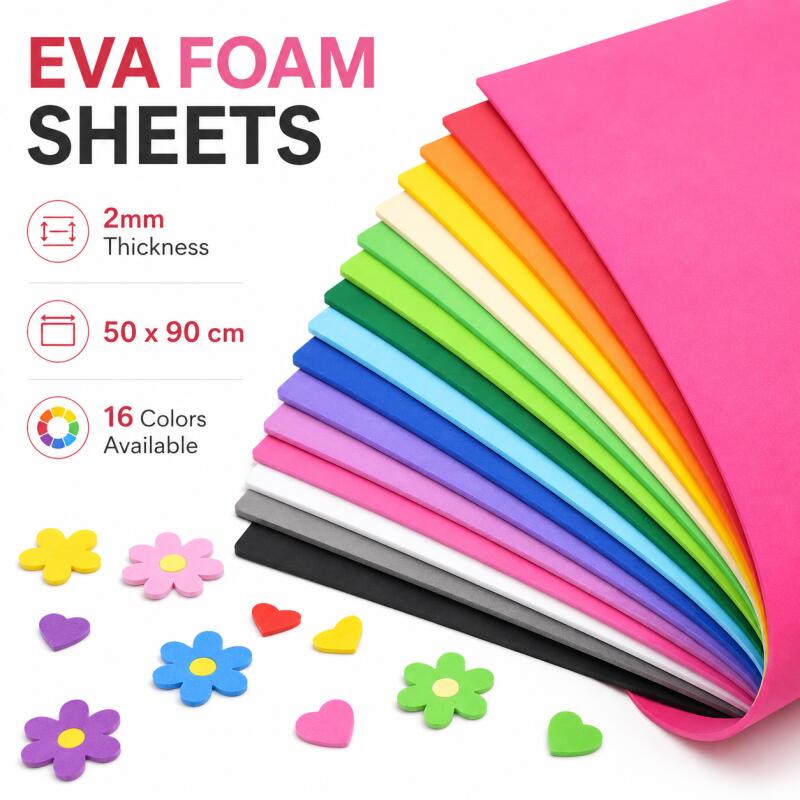2pcs EVA Foam Sheets, Colorful - огляд і ціна Cosplay Prop Foam