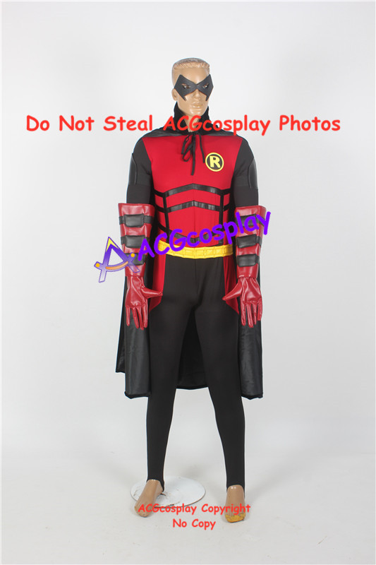 Red Color Robin Cosplay Costum - огляд і ціна Cosplay Prop Making
