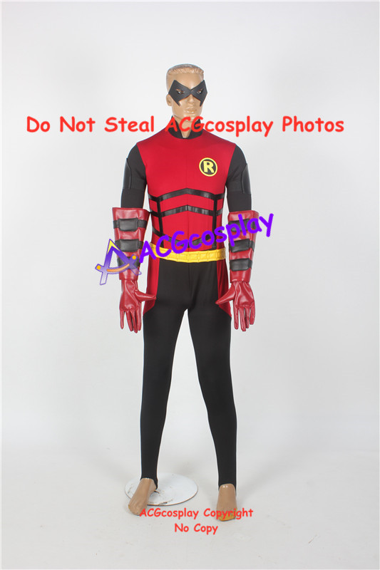 Red Color Robin Cosplay Costum - огляд і ціна Cosplay Prop Making