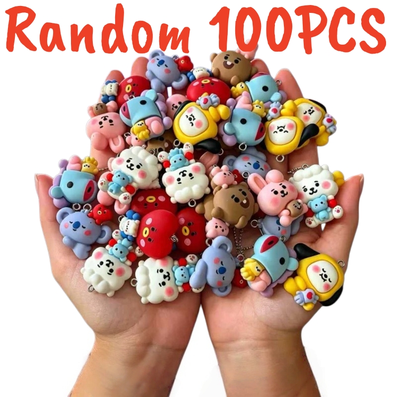 100PCS BT21 Resin Charms DIY C - огляд і ціна Cosplay Prop Making