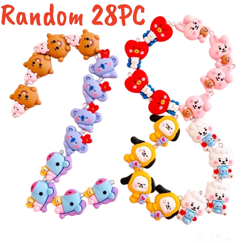 100PCS BT21 Resin Charms DIY C - огляд і ціна Cosplay Prop Making